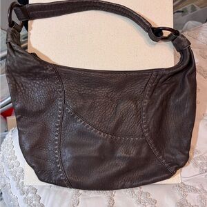 J. JILL WOMENS BAG HOBO BROWN LEATHER